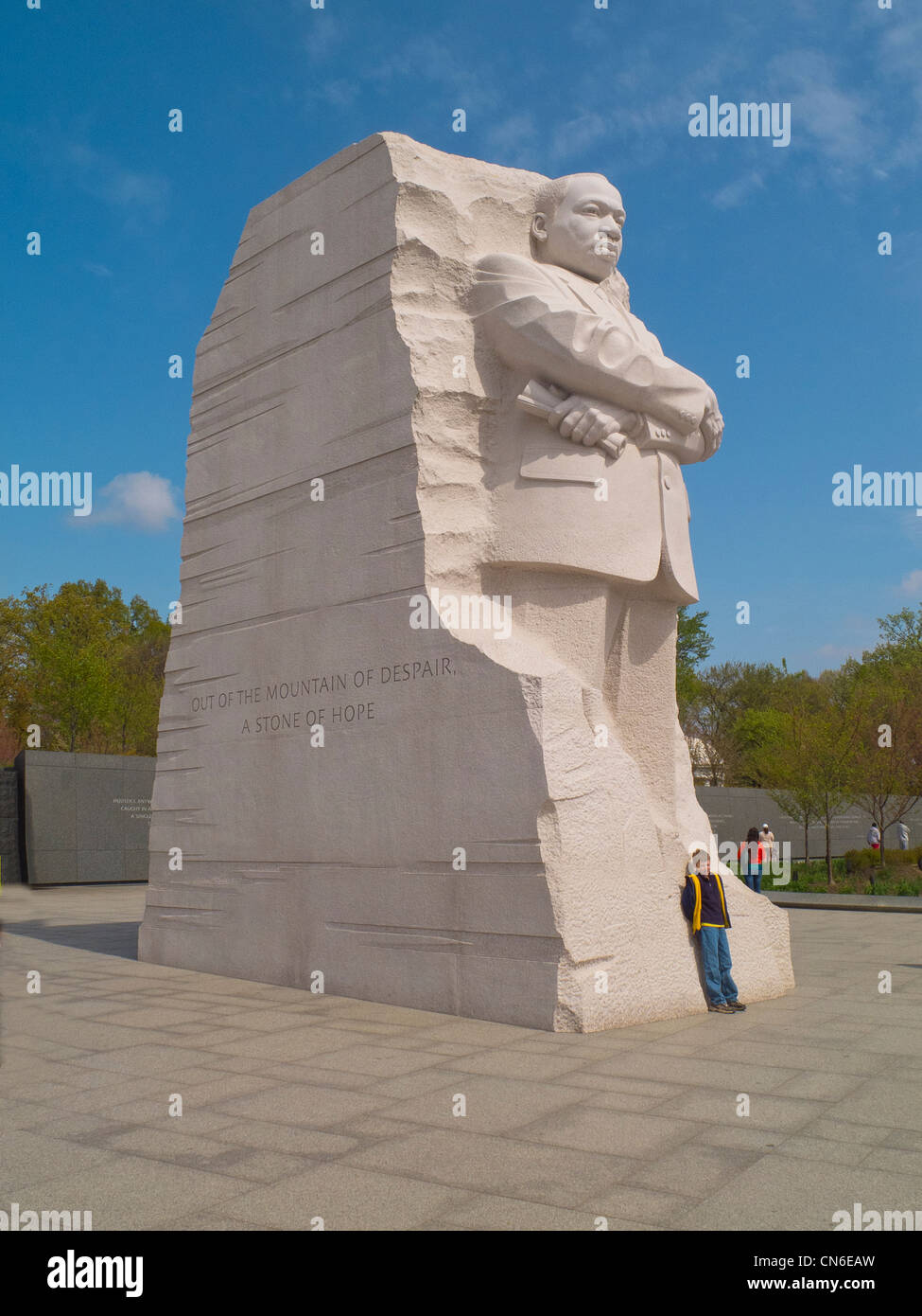 Martin Luther King Jr. memorial a Washington DC Foto Stock