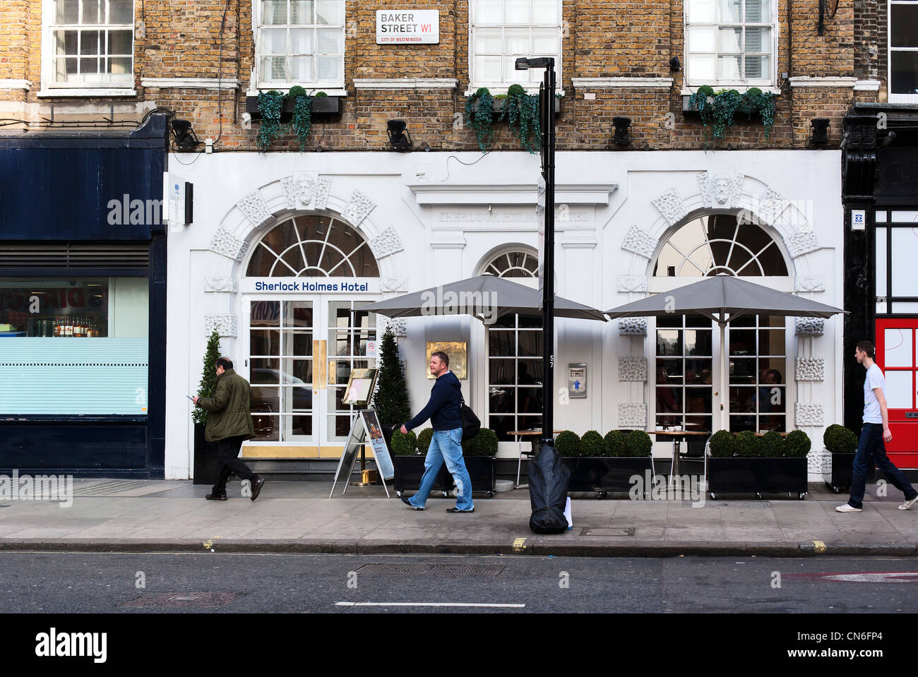 Sherlock Holmes Hotel, Baker Street, Marylebone, London, England, Regno Unito ed Europa Foto Stock