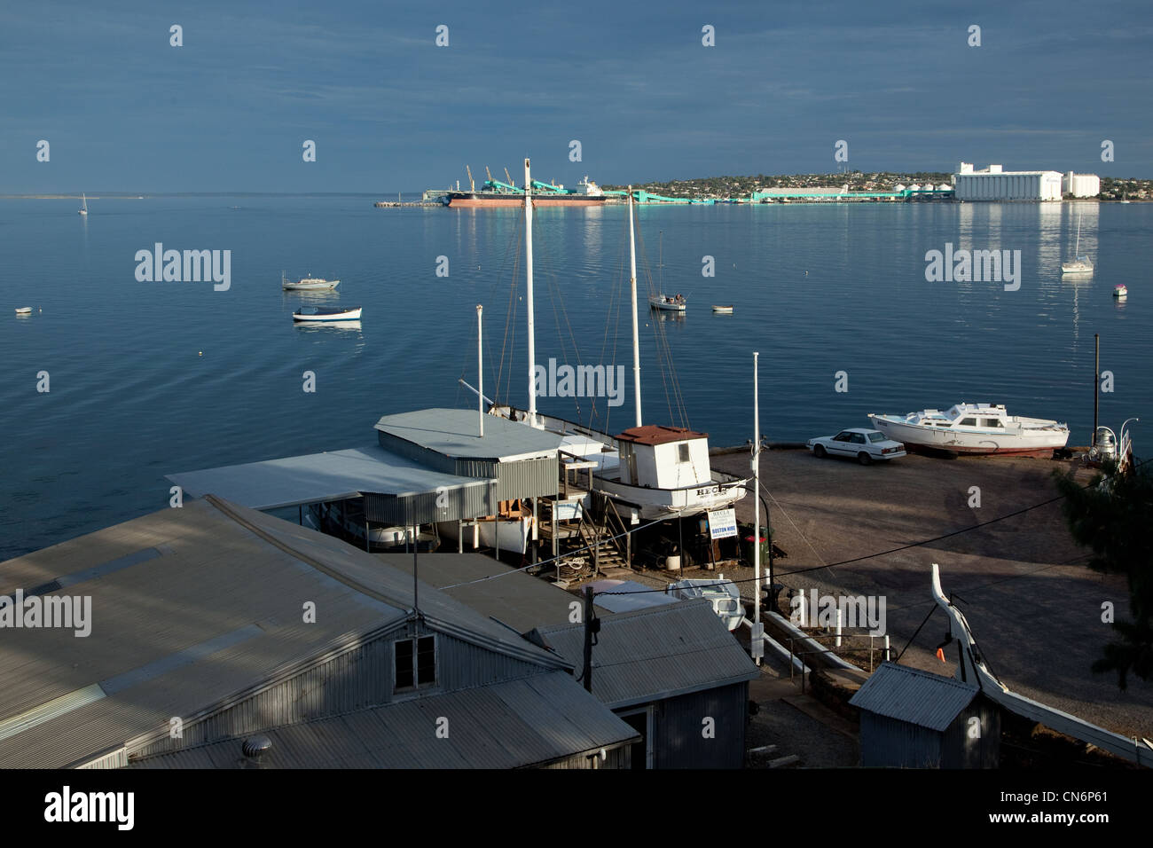 Boston Bay Port Lincoln. Il South Australia. Foto Stock