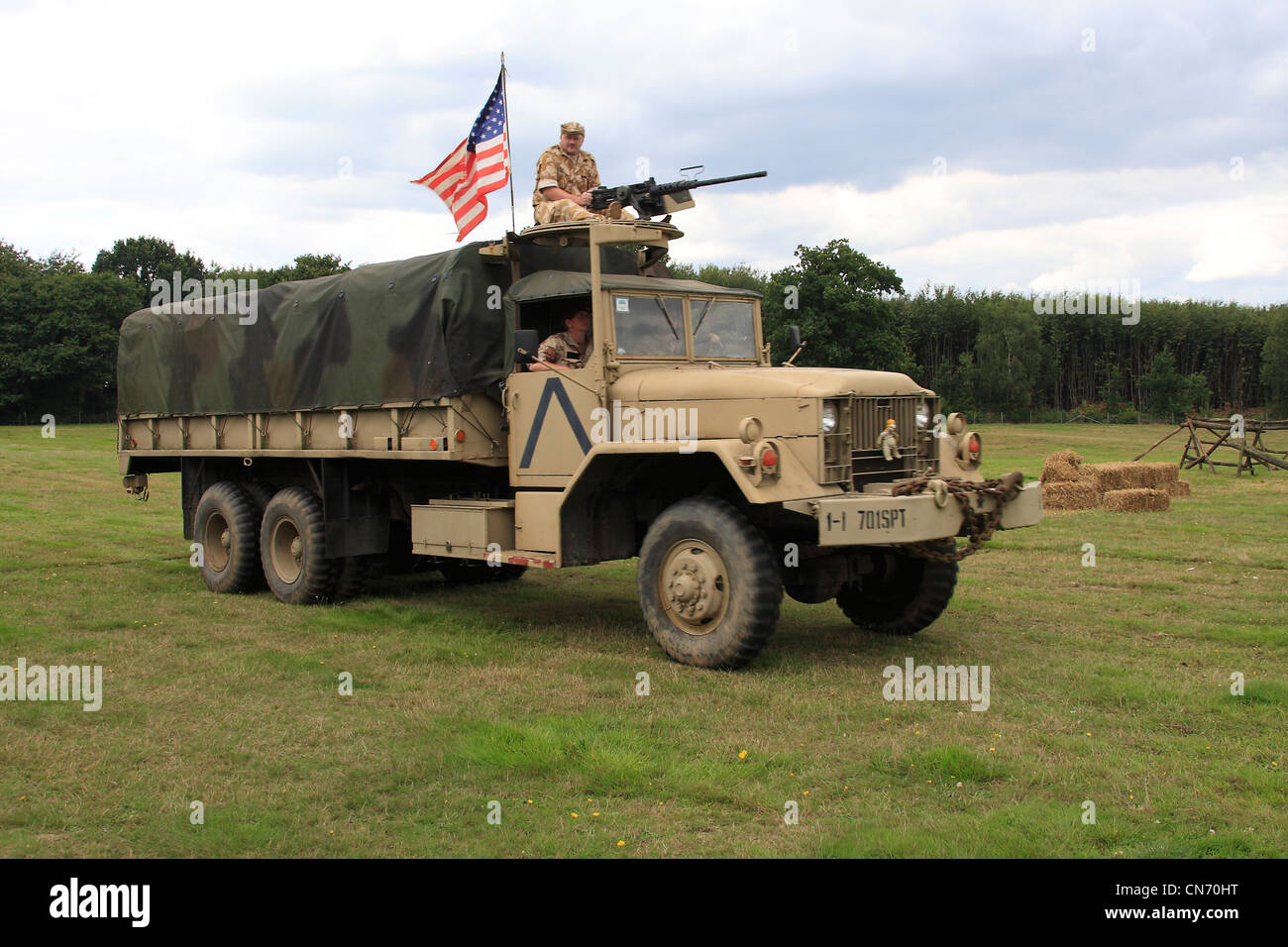 M35 2½ ton i camion Cargo, deuce e mezza. Foto Stock
