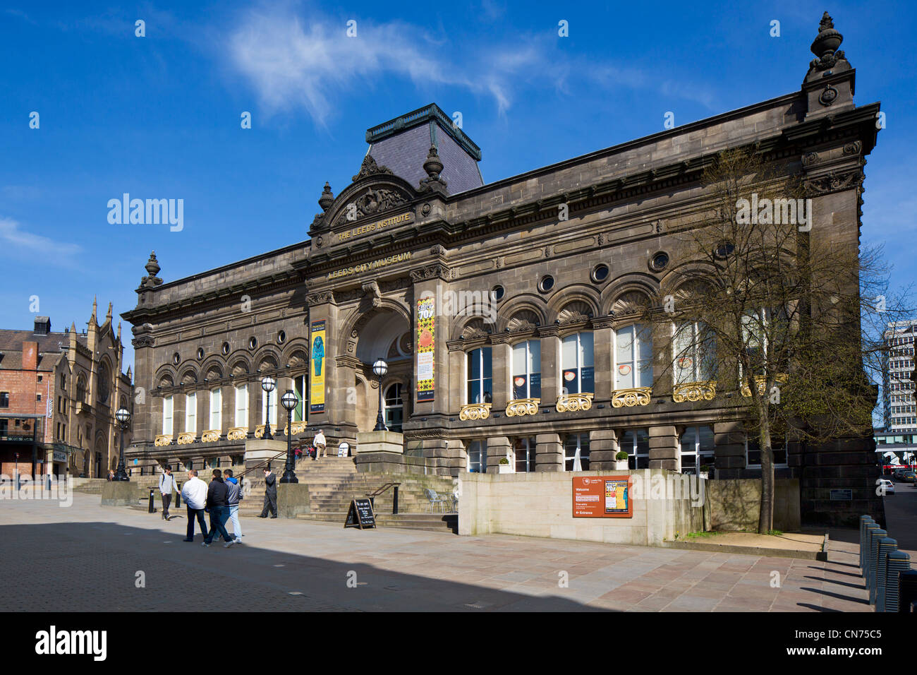 Leeds City Museum, Millennium Square, Leeds, West Yorkshire, Inghilterra Foto Stock