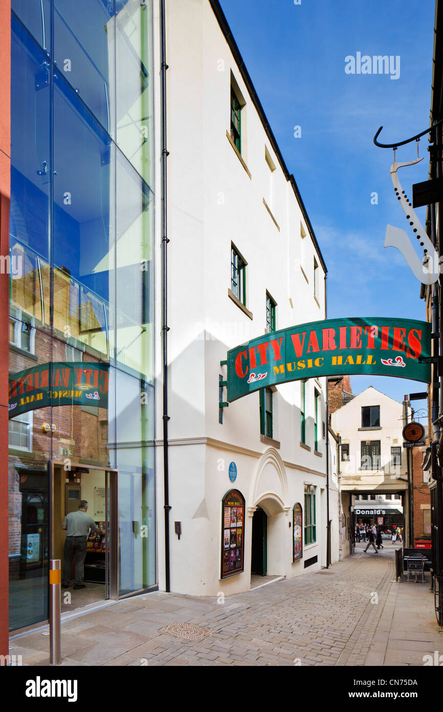 Leeds City varietà Music Hall, Swan Street, appena fuori BRIGGATE, Leeds, West Yorkshire, Inghilterra Foto Stock