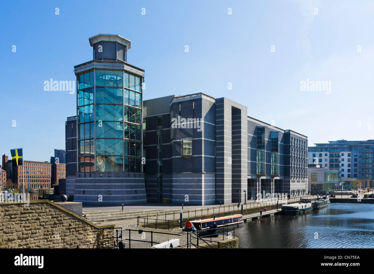 Royal Armouries Museum, Clarence Dock, Leeds, West Yorkshire, Inghilterra Foto Stock
