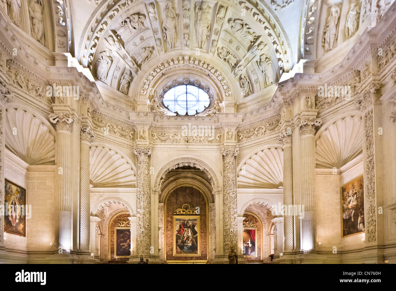 La Sacristia Mayor (sacrestia principale) nella Cattedrale di Siviglia, Sevilla, Andalusia, Spagna Foto Stock