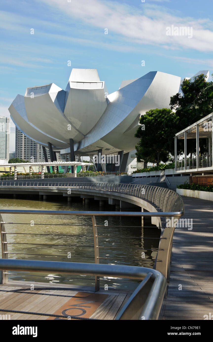 Artscience museum di Singapore. Foto Stock