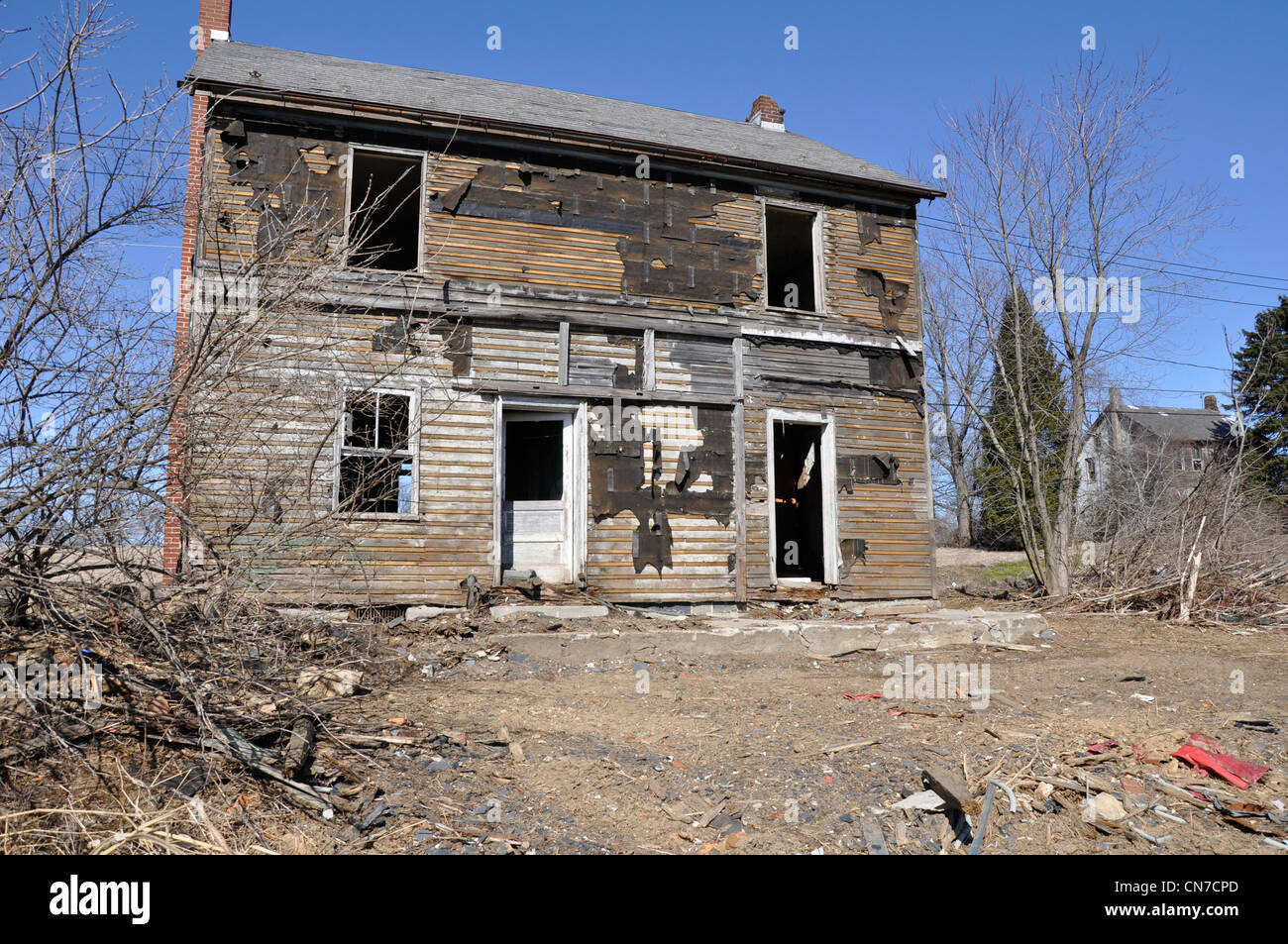 Vecchia fattoria in Pennsylvania dell'est Foto Stock