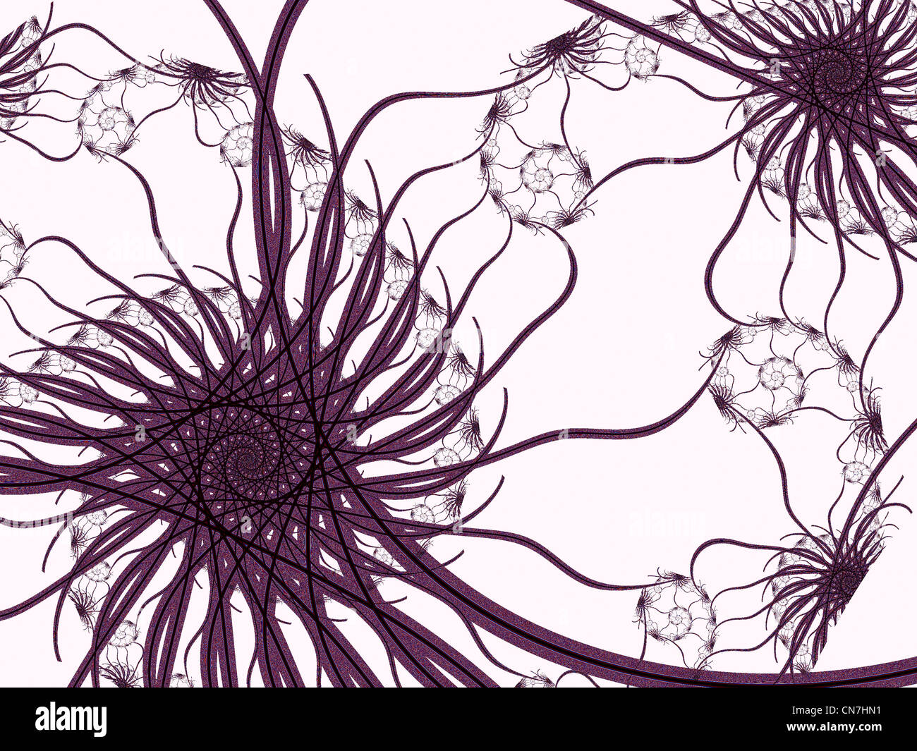 Spirale arte digitale Foto Stock