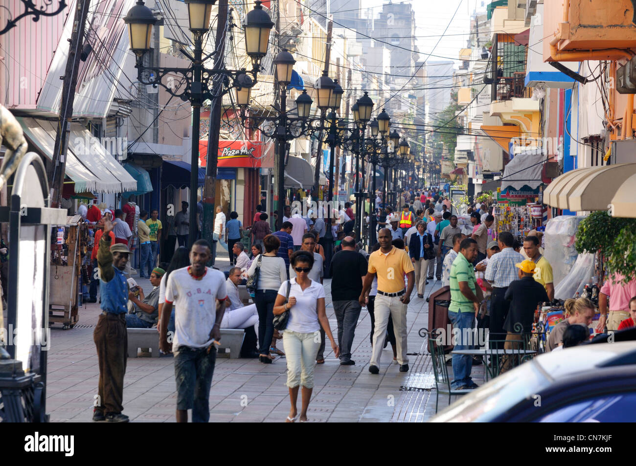 Repubblica Dominicana, Santo Domingo provincia, Santo Domingo, città coloniale elencati come patrimonio mondiale dall' UNESCO, El Conde Foto Stock