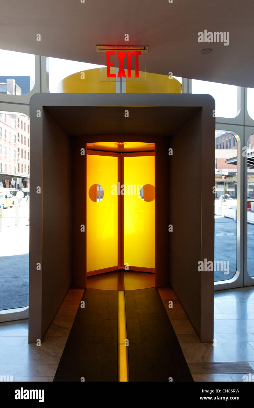 Stati Uniti, New York City, Manhattan, Meatpacking District, Hotel Standard, uscita, 848 Washington Street Foto Stock