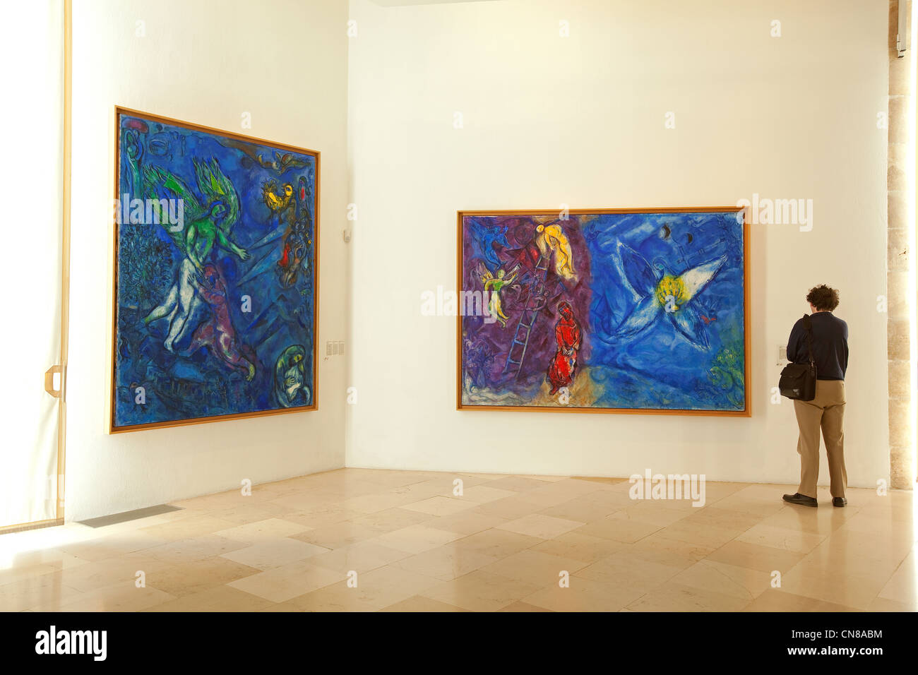 Francia, Alpes Maritimes, Nizza, Musee National Marc Chagall, il primo museo  nazionale dedicato a un artista per onorare il suo lavoro Foto stock - Alamy