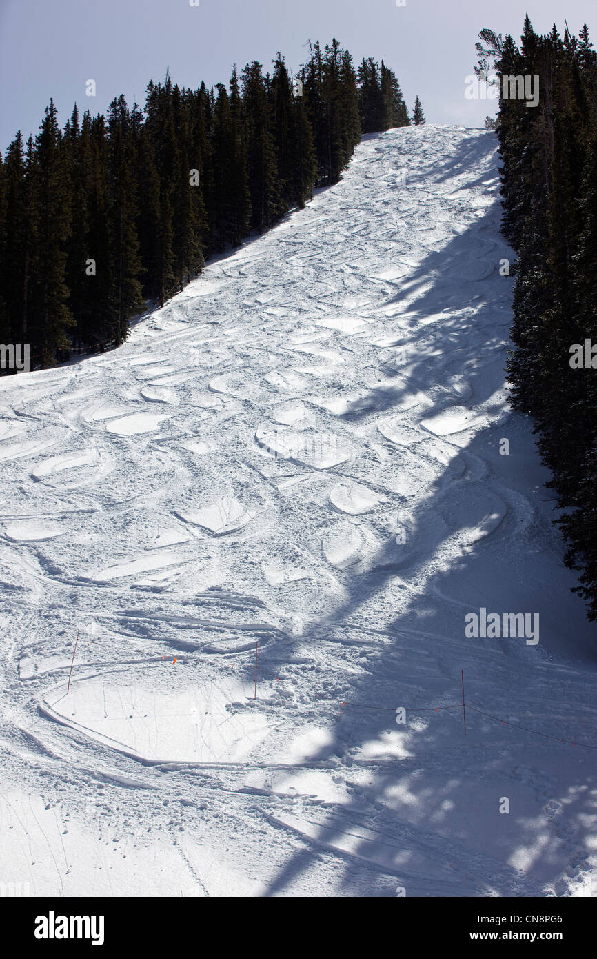 La Monarch Mountain Ski & Snowboard resort sulla Continental Divide in Colorado, STATI UNITI D'AMERICA Foto Stock