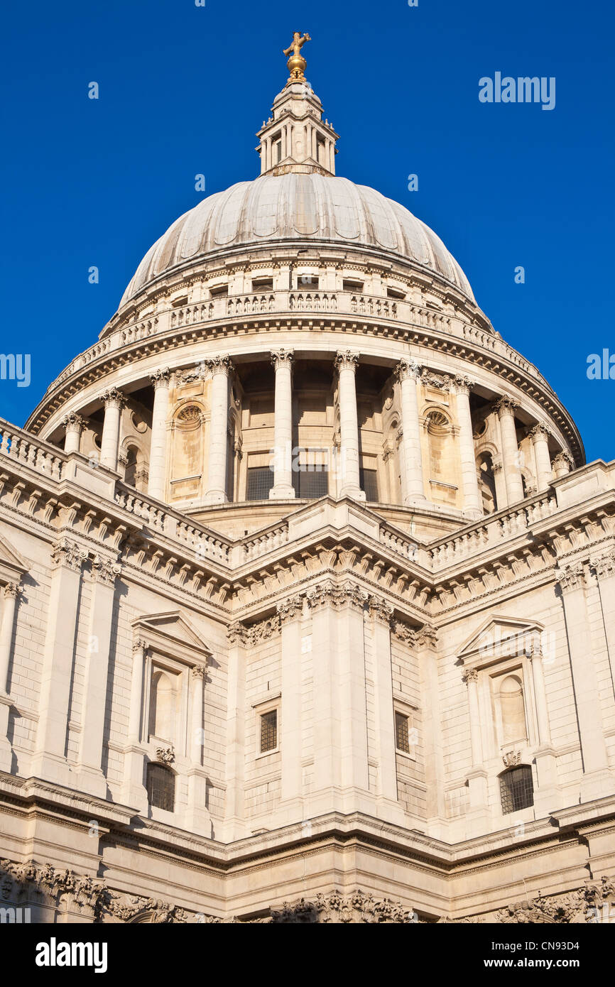 Regno Unito, Londra, la città, la cattedrale di San Paolo, progettata dall'architetto britannico Christopher Wren, inaugurato nel 1710 Foto Stock