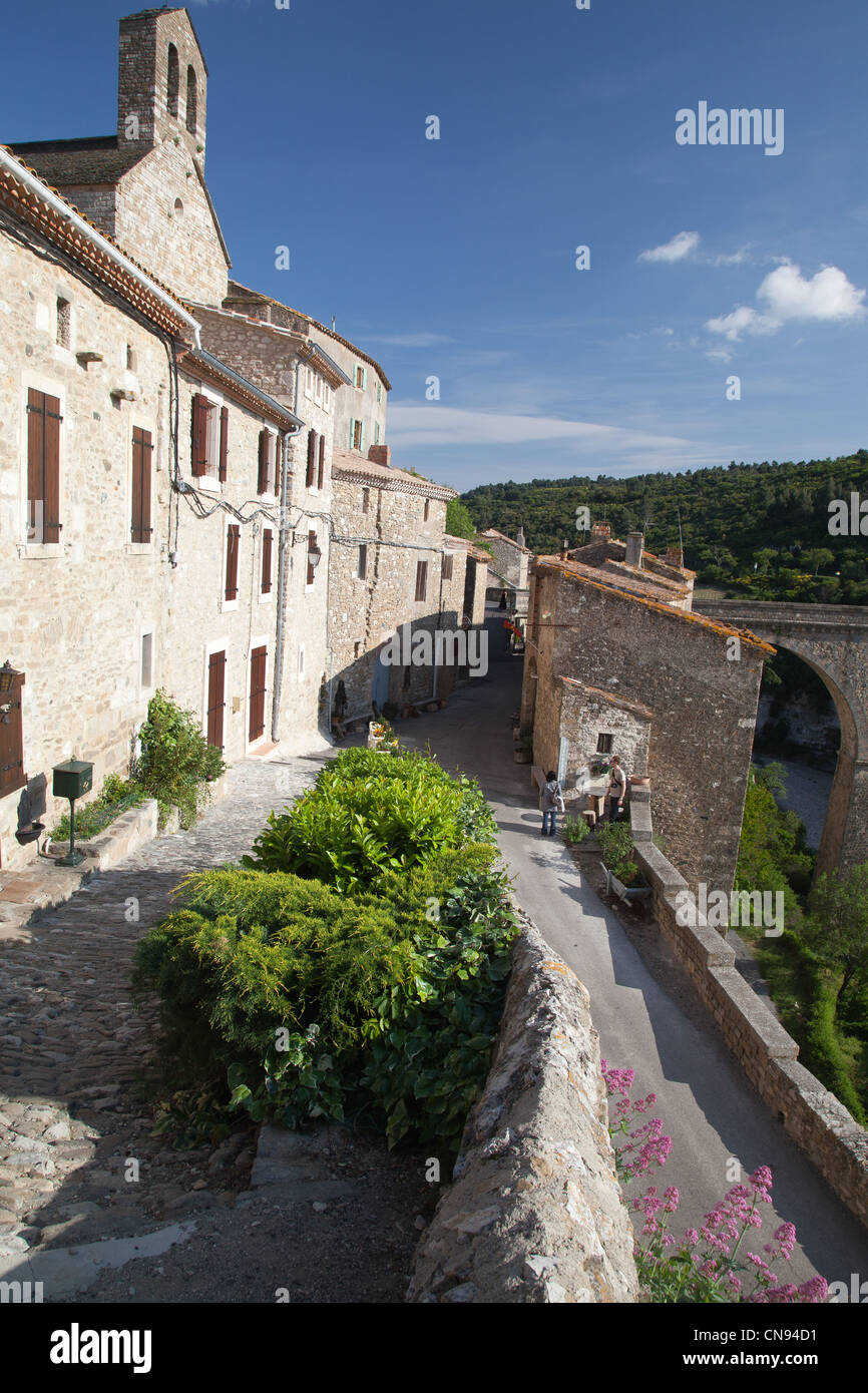 Francia, Herault, Minerve, denominata Les Plus Beaux Villages de France (i più bei villaggi di Francia) Foto Stock