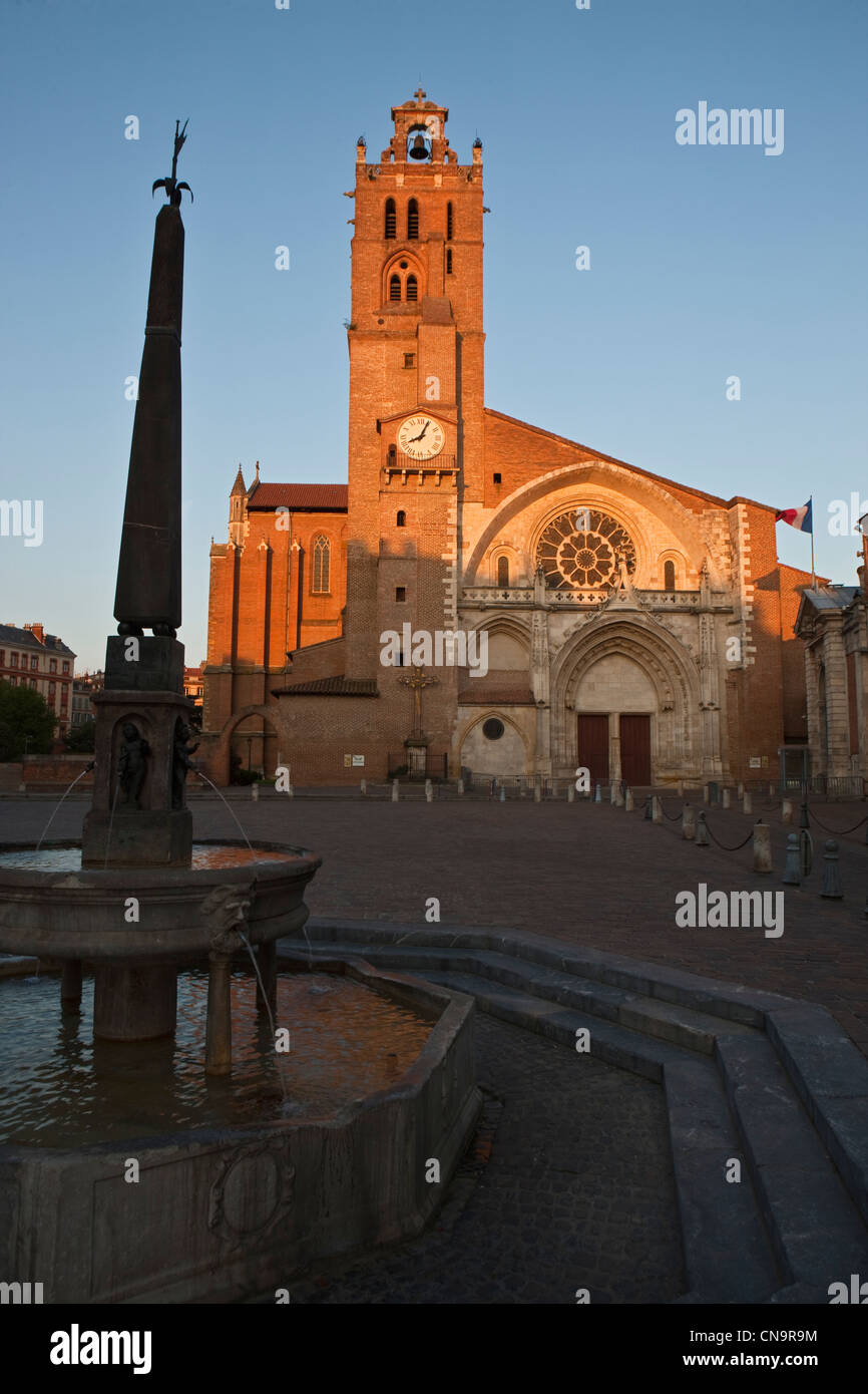Francia, Haute Garonne, Toulouse, la Cattedrale di St Stephen Foto Stock