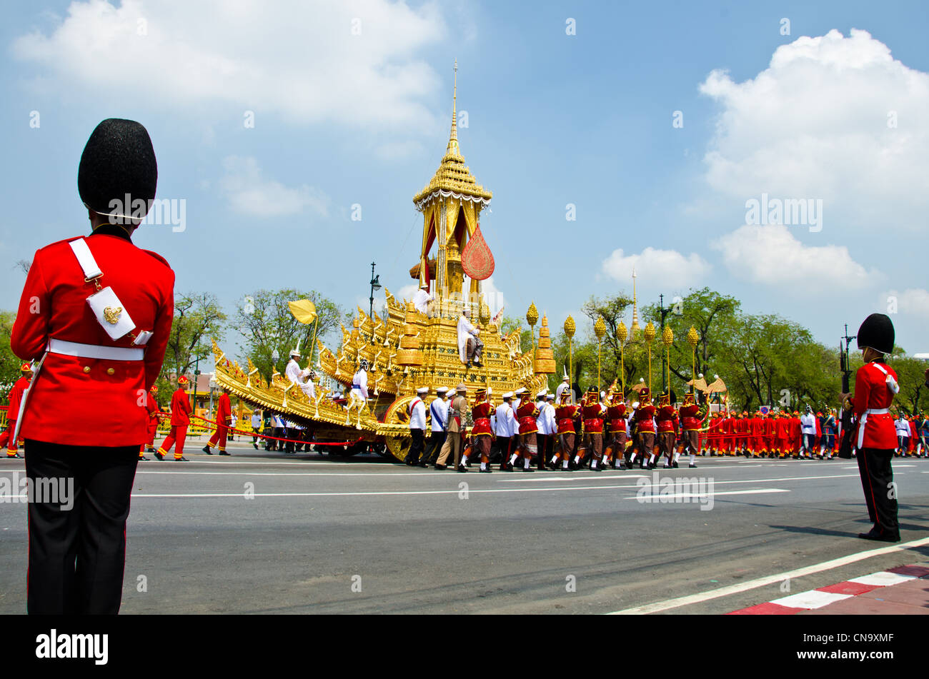 Royal cremazione di Sua Altezza Reale la Principessa Bejaratana Rajasuda a Sanam Luang Foto Stock