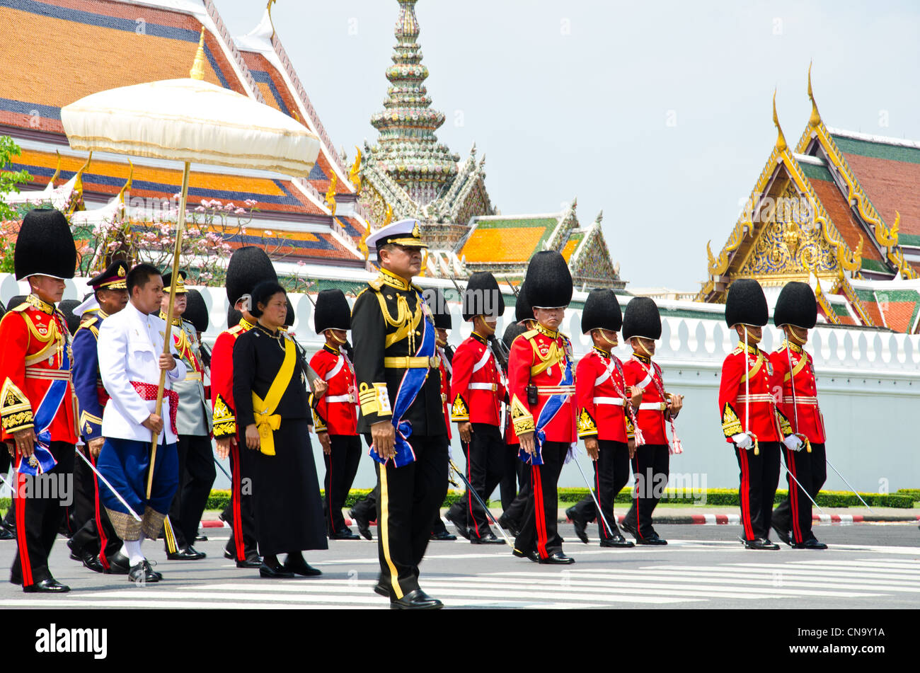 La Principessa di Thailandia ha frequentato la Royal cremazione di Sua Altezza Reale la Principessa Foto Stock