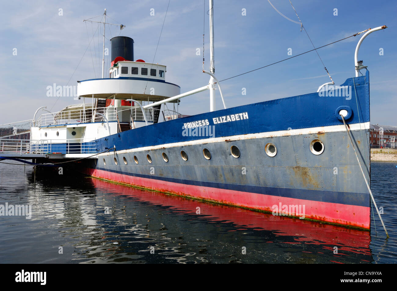 Francia, Nord, Dunkerque, barca Principessa Elisabetta aveva distinto durante il funzionamento dinamo in evacuazione di Dunkerque Foto Stock