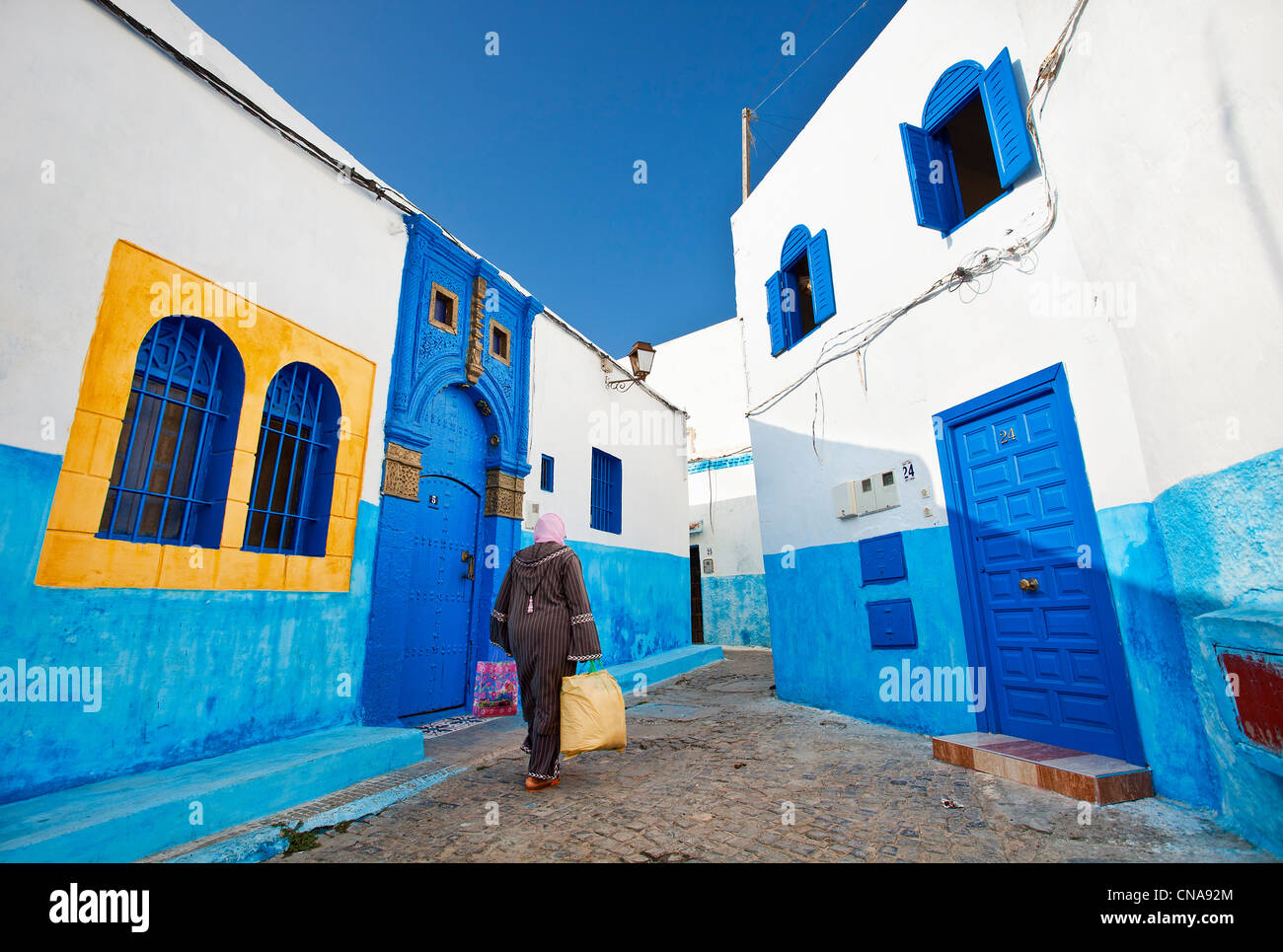 Il Marocco, Rabat, Casbah des Oudaias (Kasbah del Udayas Foto stock - Alamy