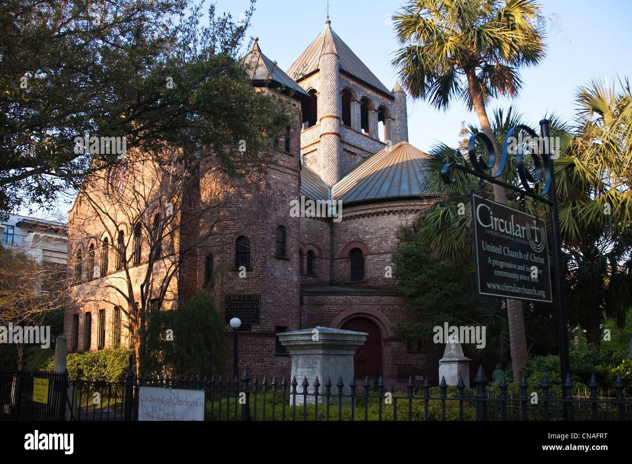 Le chiese storiche a Charleston, Carolina del Sud, STATI UNITI D'AMERICA Foto Stock