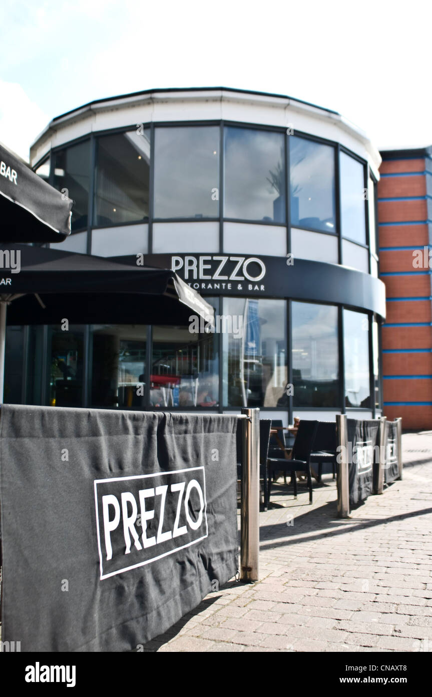 Un prezzo ristorante italiano, Lincoln, Regno Unito Foto Stock