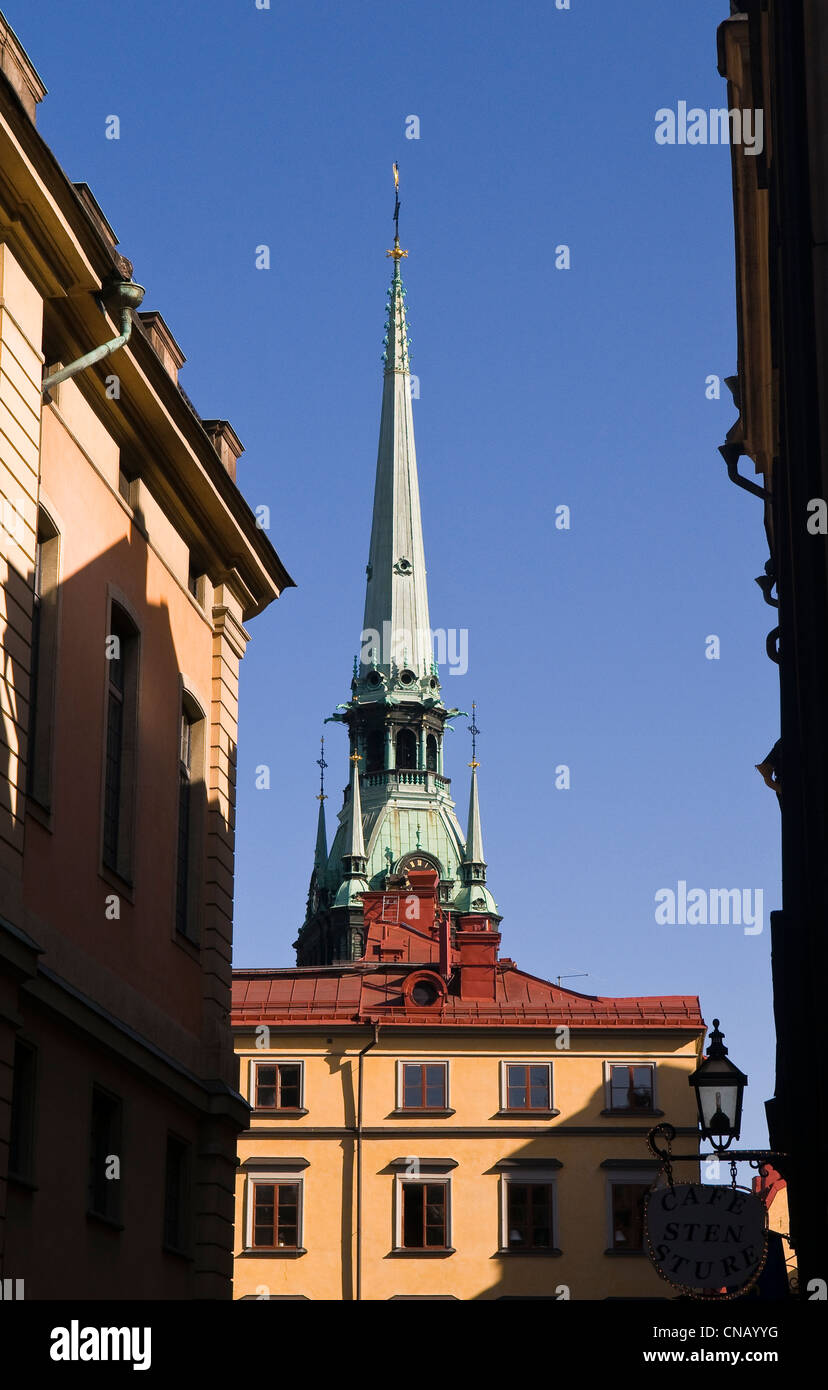 Stoccolma, Svezia, storico centro città, Galam Stan isola Foto Stock