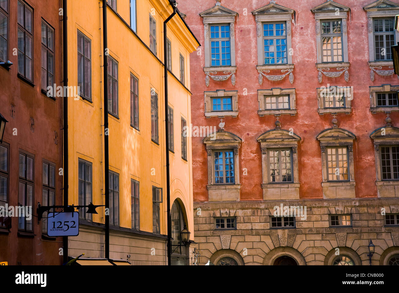 Stoccolma, Svezia, storico centro città, Galam Stan isola Foto Stock