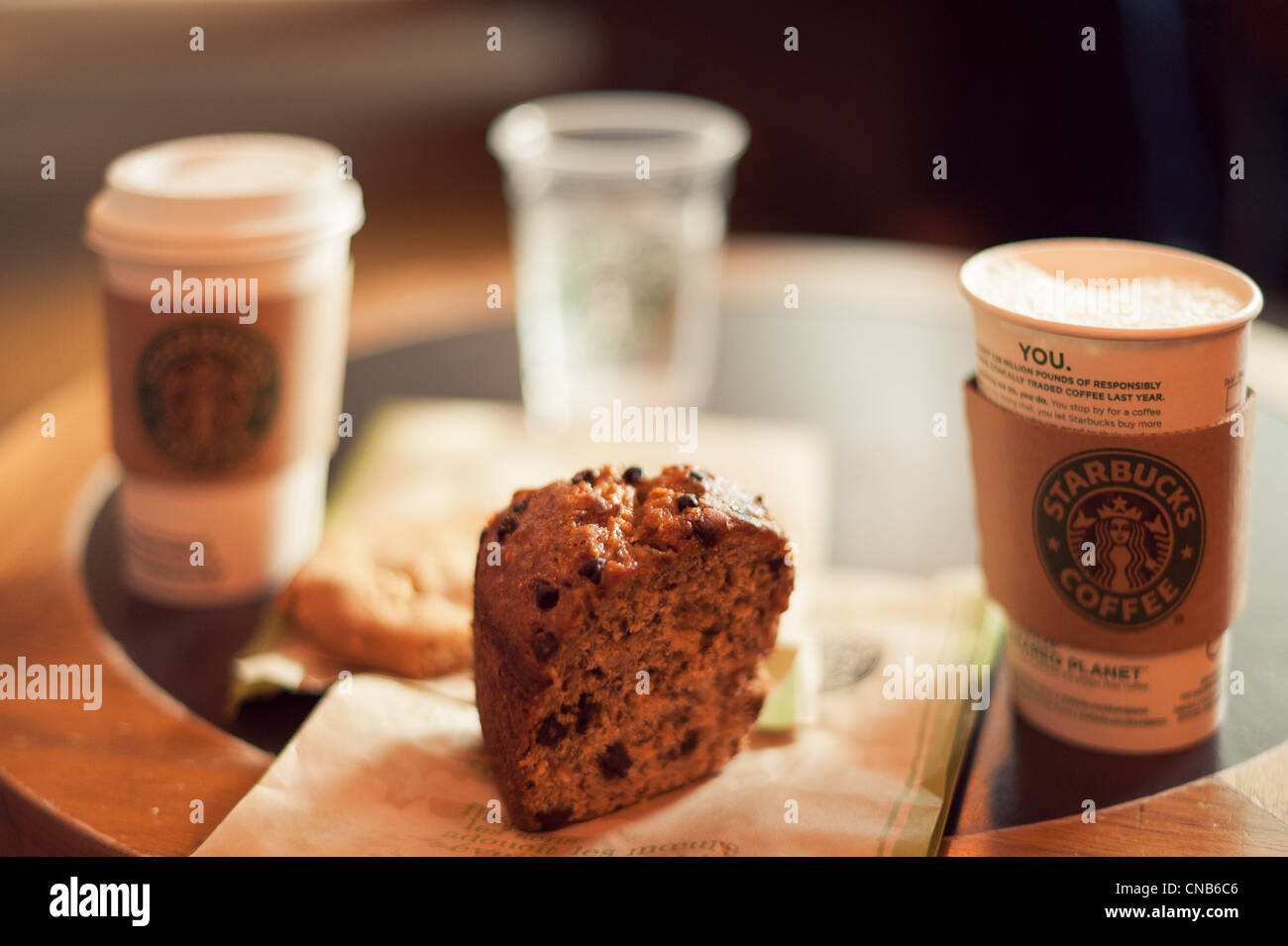 Canada, Provincia di Quebec, Montreal, Starbucks Cafe Foto Stock
