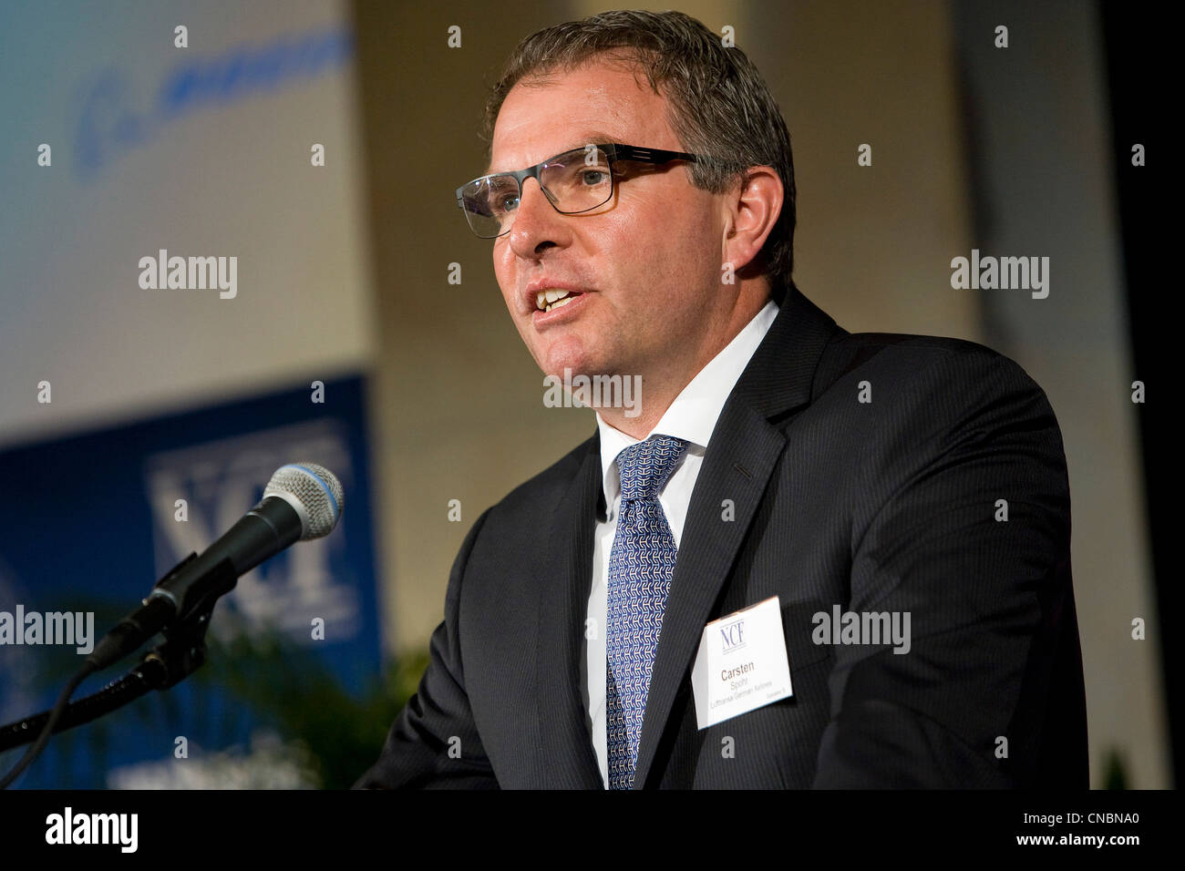 Carsten Spohr, Presidente del Consiglio di Amministrazione e Chief Executive Officer di Lufthansa German Airlines Foto Stock