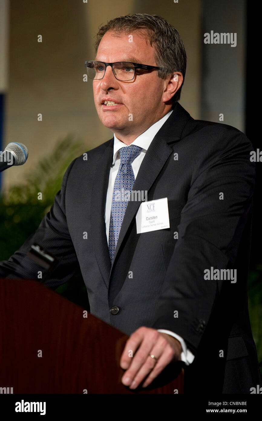 Carsten Spohr, Presidente del Consiglio di Amministrazione e Chief Executive Officer di Lufthansa German Airlines Foto Stock