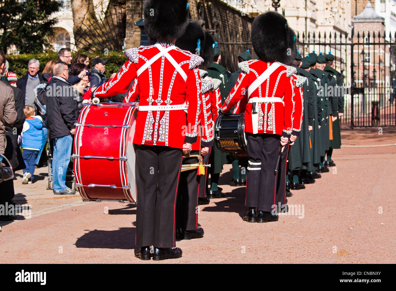 Protezioni dell'irlandese Foto Stock