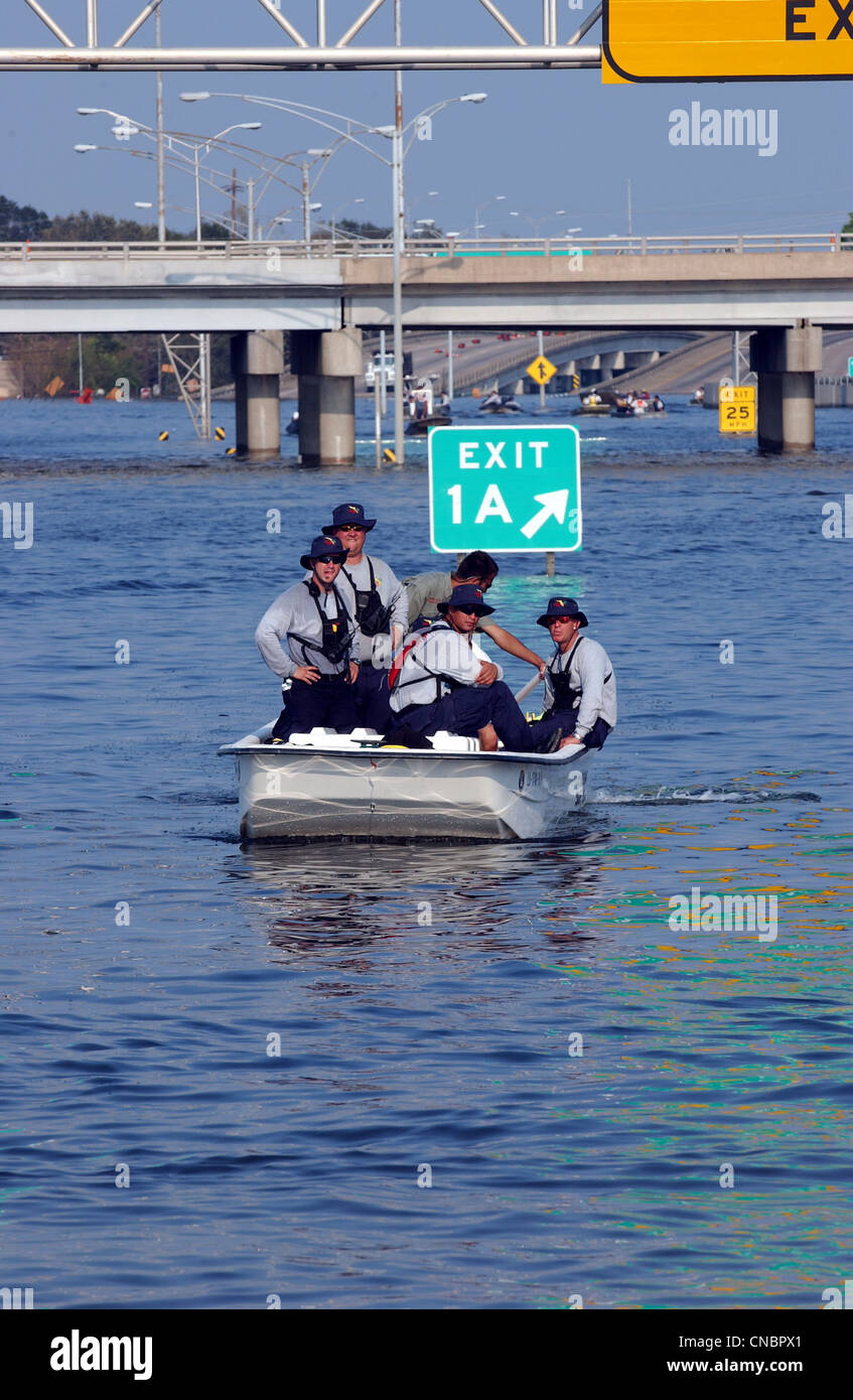Uragano Katrina FEMA Operazioni di ricerca e salvataggio Foto Stock