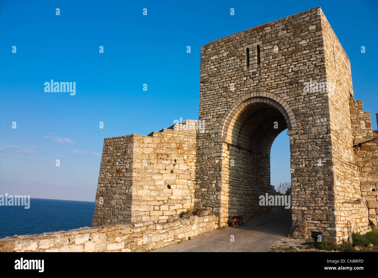 La fortezza medievale di Kaliakra. La Bulgaria Foto Stock