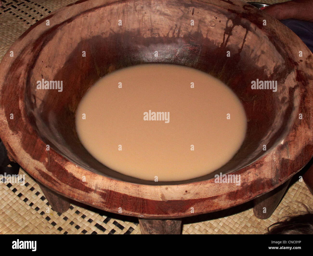 Ciotola di Kava, Figi e Sud Pacifico Foto Stock