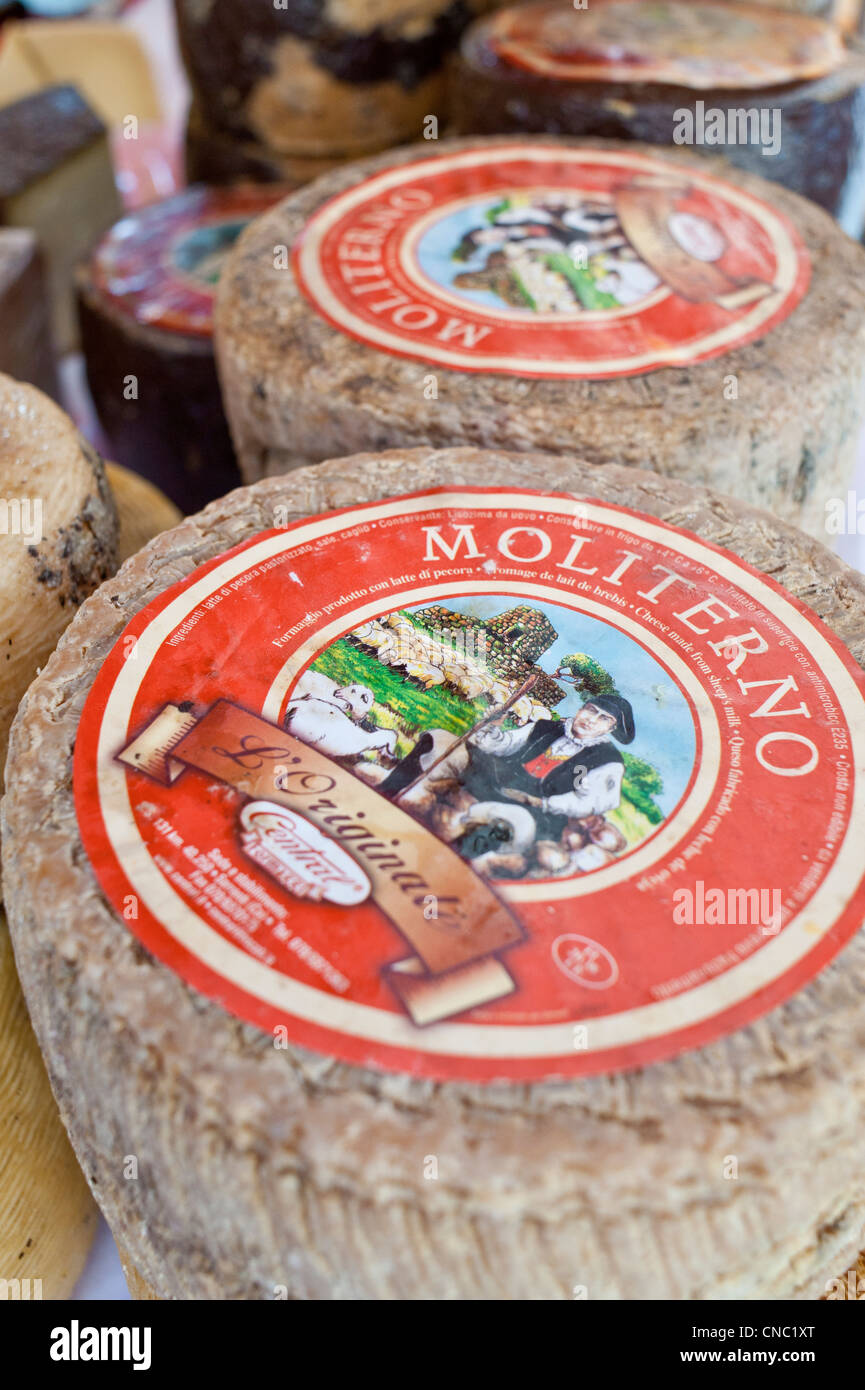 Francia, Corse du Sud, Ajaccio, il mercato giornaliero in Piazza Campinchi Foto Stock