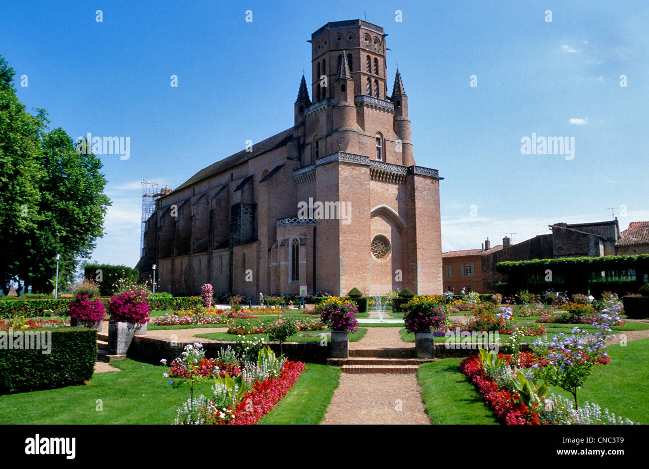 Francia, Tarn, Lavaur, Saint Alain cattedrale Foto Stock
