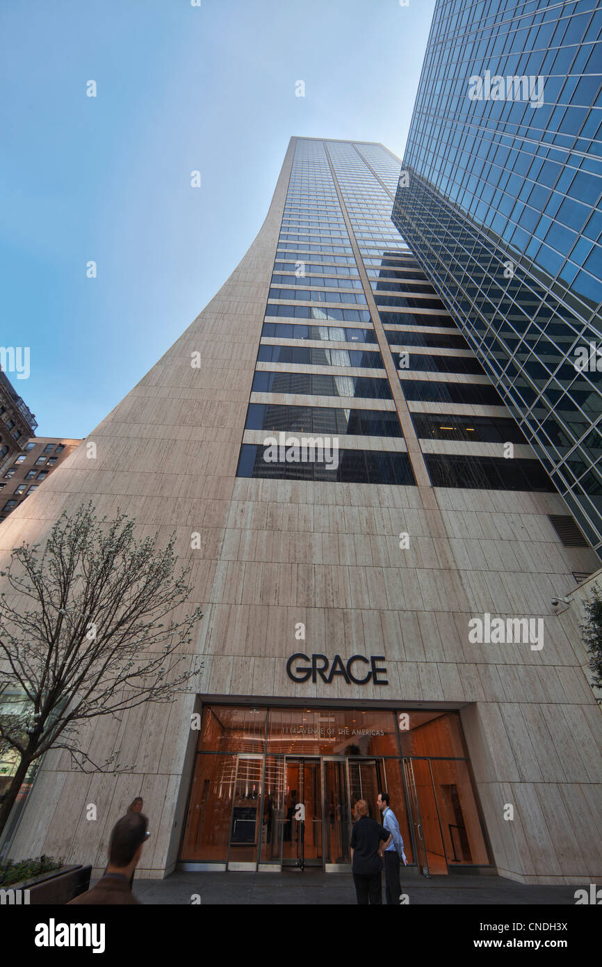 WR Grace Company edificio a 1114 Sesta Avenue a Manhattan, New York City Foto Stock