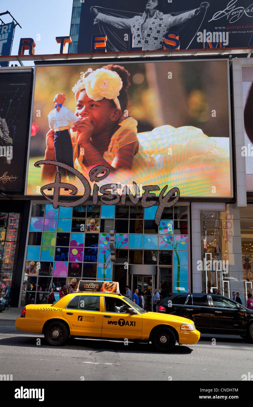 Disney store a 1540 Broadway a Manhattan, New York City Foto Stock
