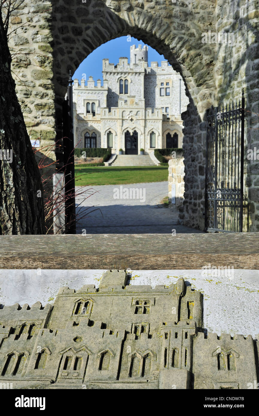 Hardelot Castello / Château d'Hardelot in Condette, Côte d'Opale / Opal Coast, Francia Foto Stock