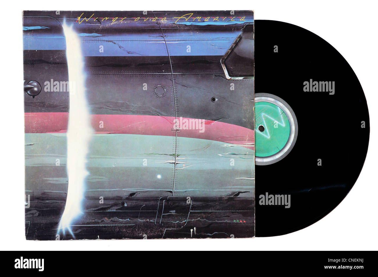 Paul McCartney e le ali ali sopra America album live Foto Stock