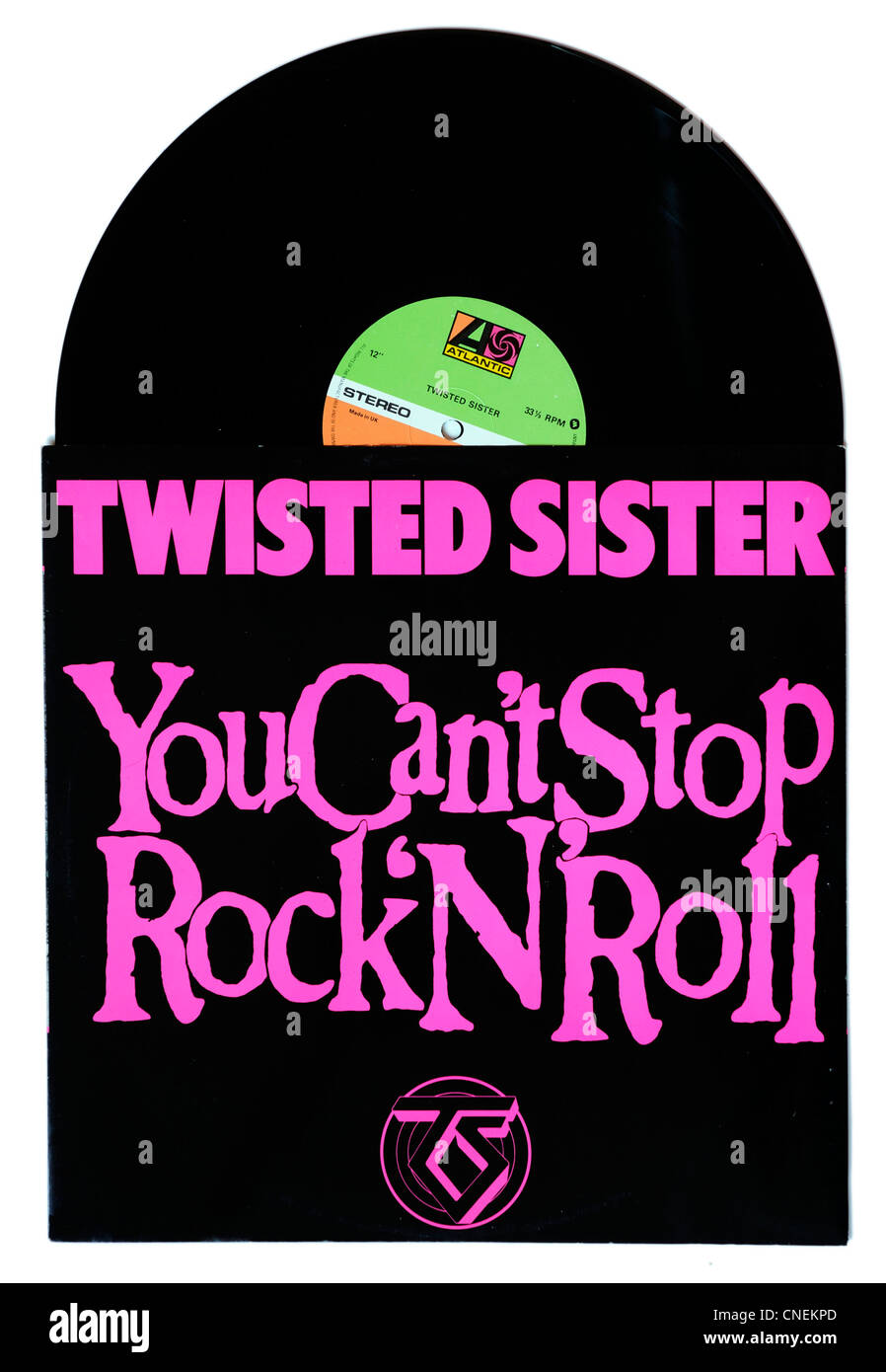 Twisted Sister non puoi smettere di Rock 'n' Roll singolo Foto Stock