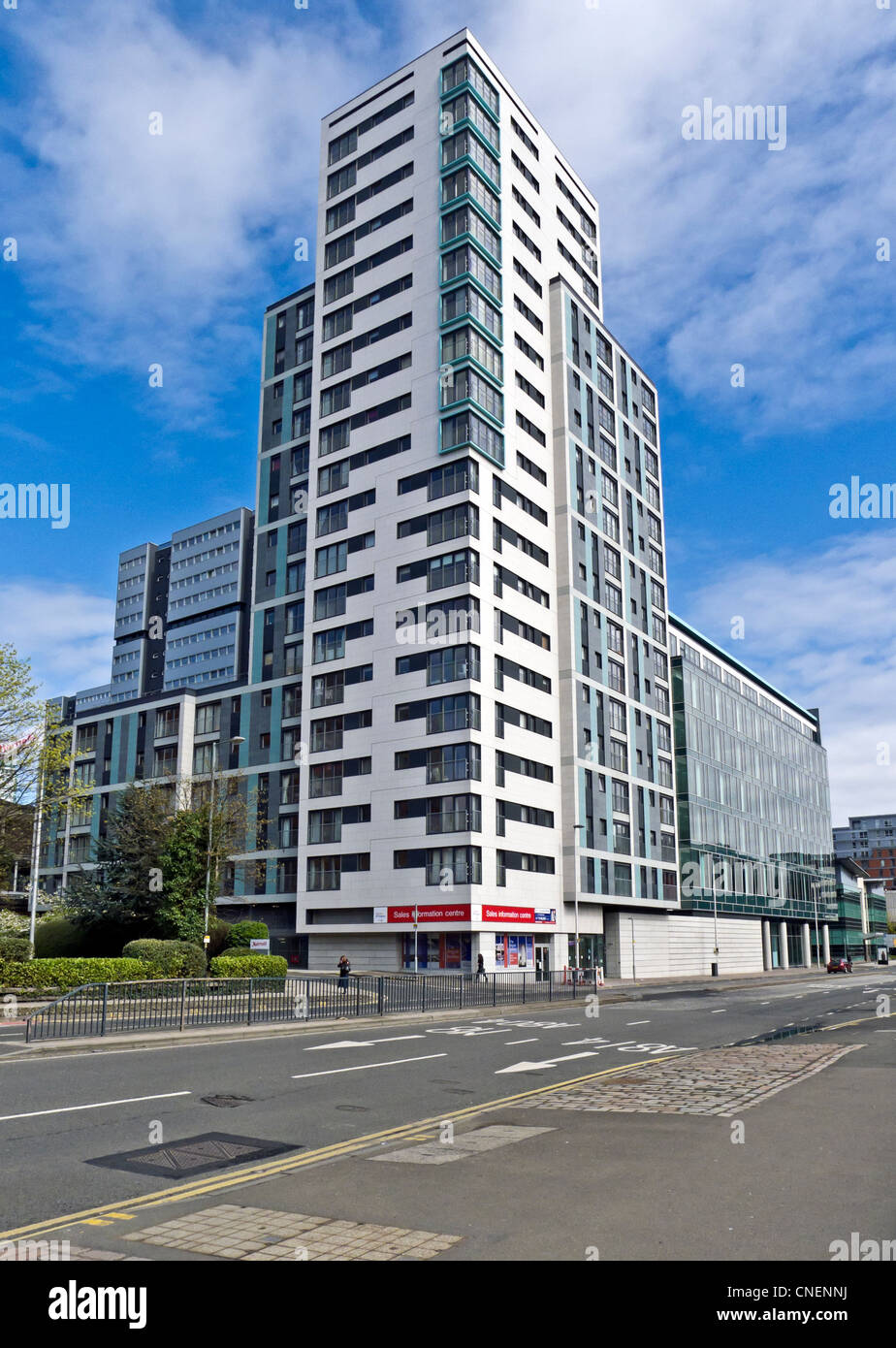 Il Argyle edificio contenente gli appartamenti da Taylor Woodrow situato in Argyle Street Glasgow Scozia Scotland Foto Stock