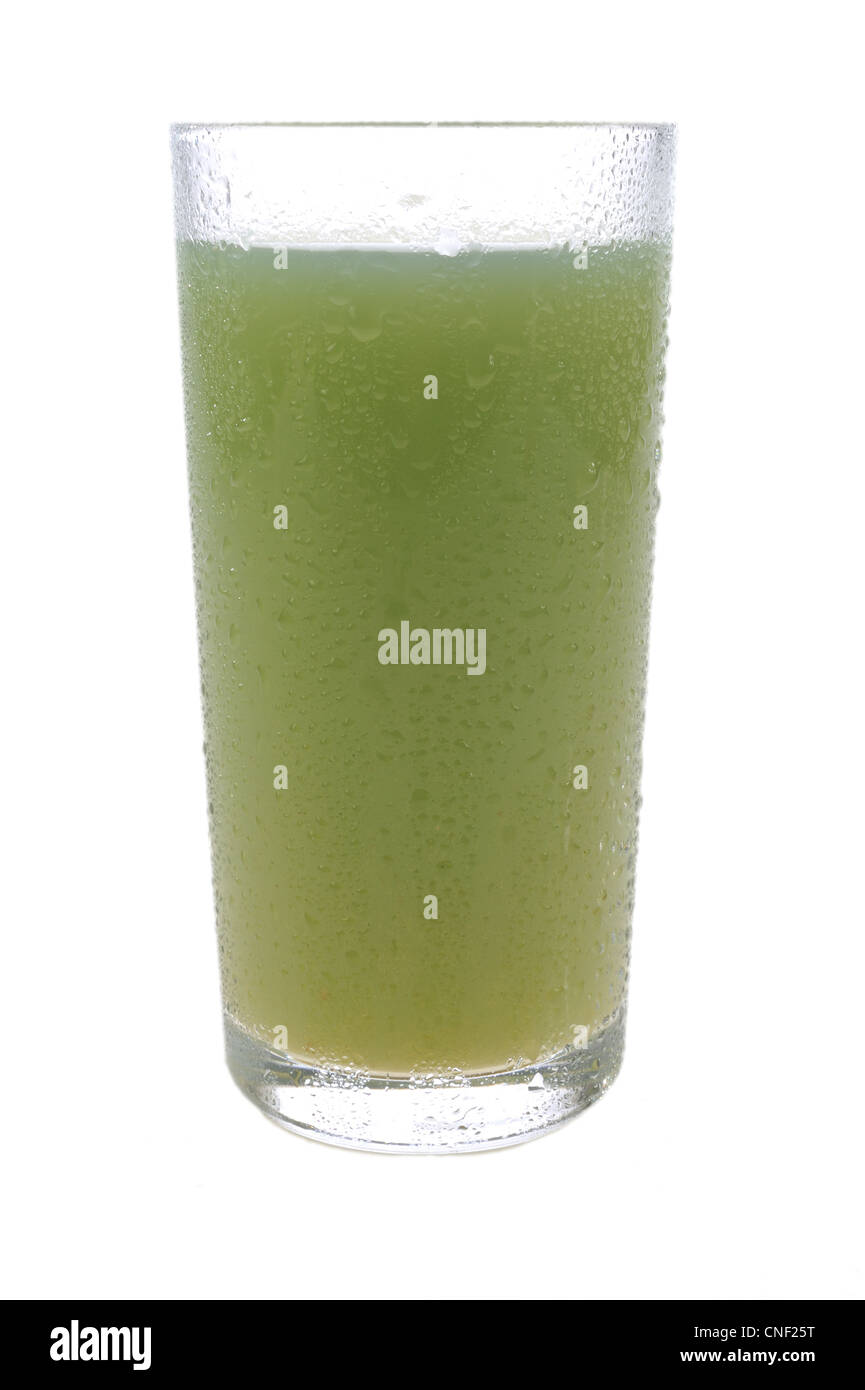 succo verde Foto Stock