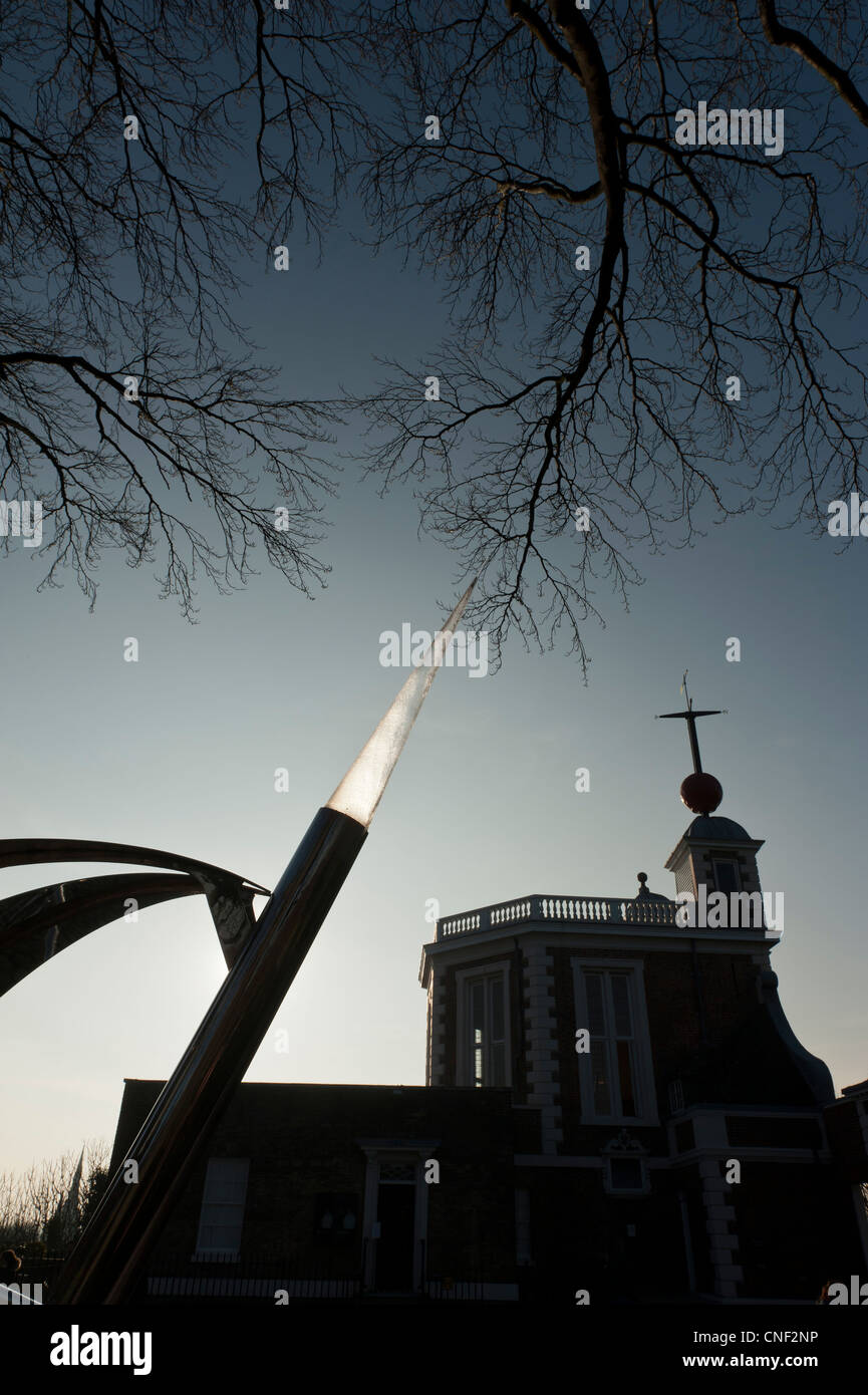 Il Royal Observatory di Greenwich, Londra, Inghilterra. Regno Unito Foto Stock