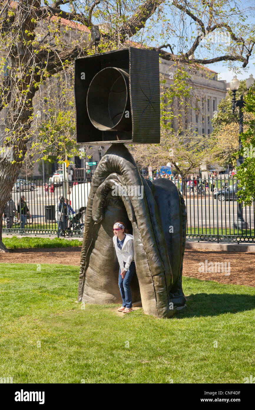 Galleria Nazionale di Arte Sculpture Garden Washington DC Foto Stock