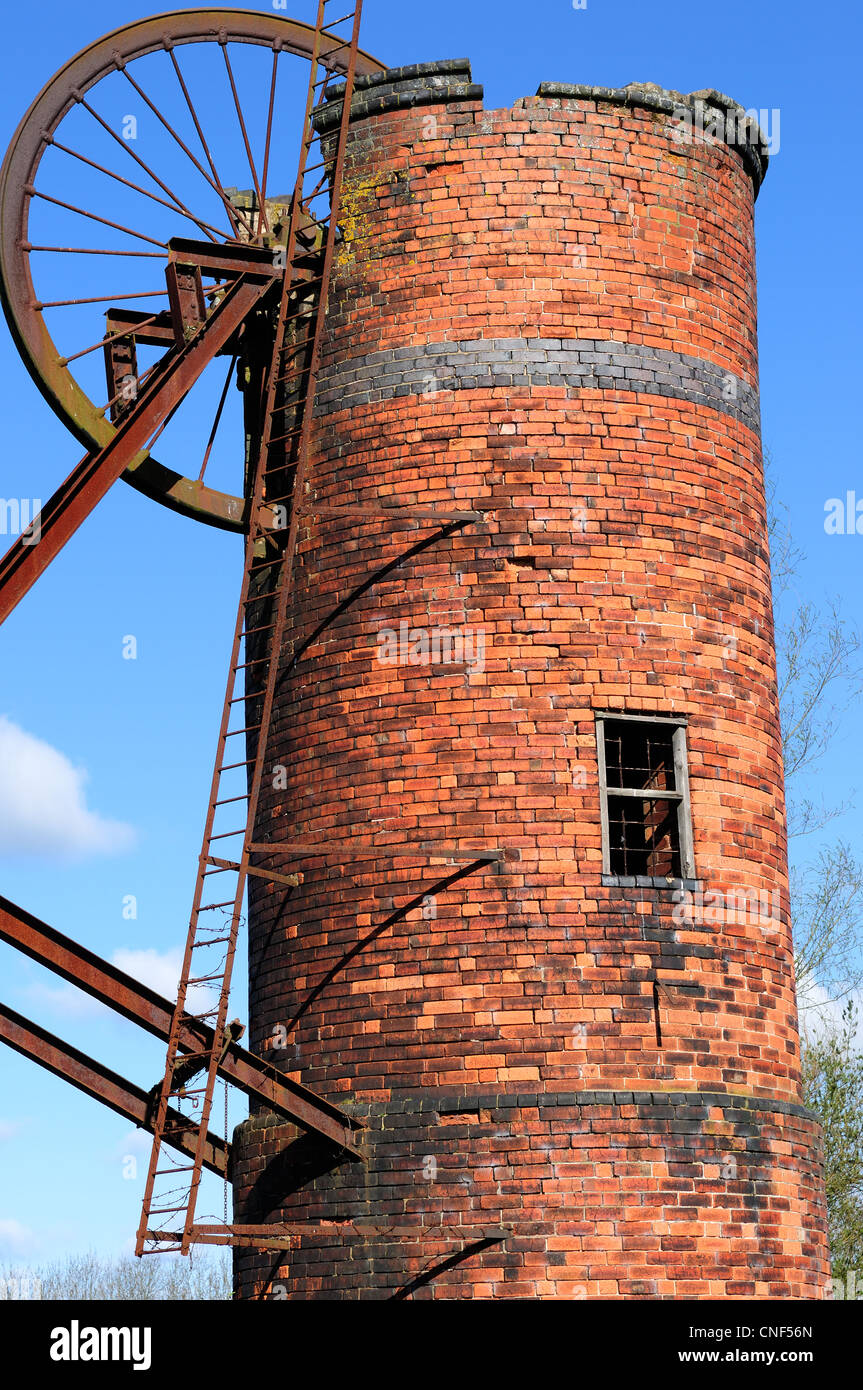 Brittain Colliery paletta di Ripley Derbyshire in Inghilterra. Foto Stock