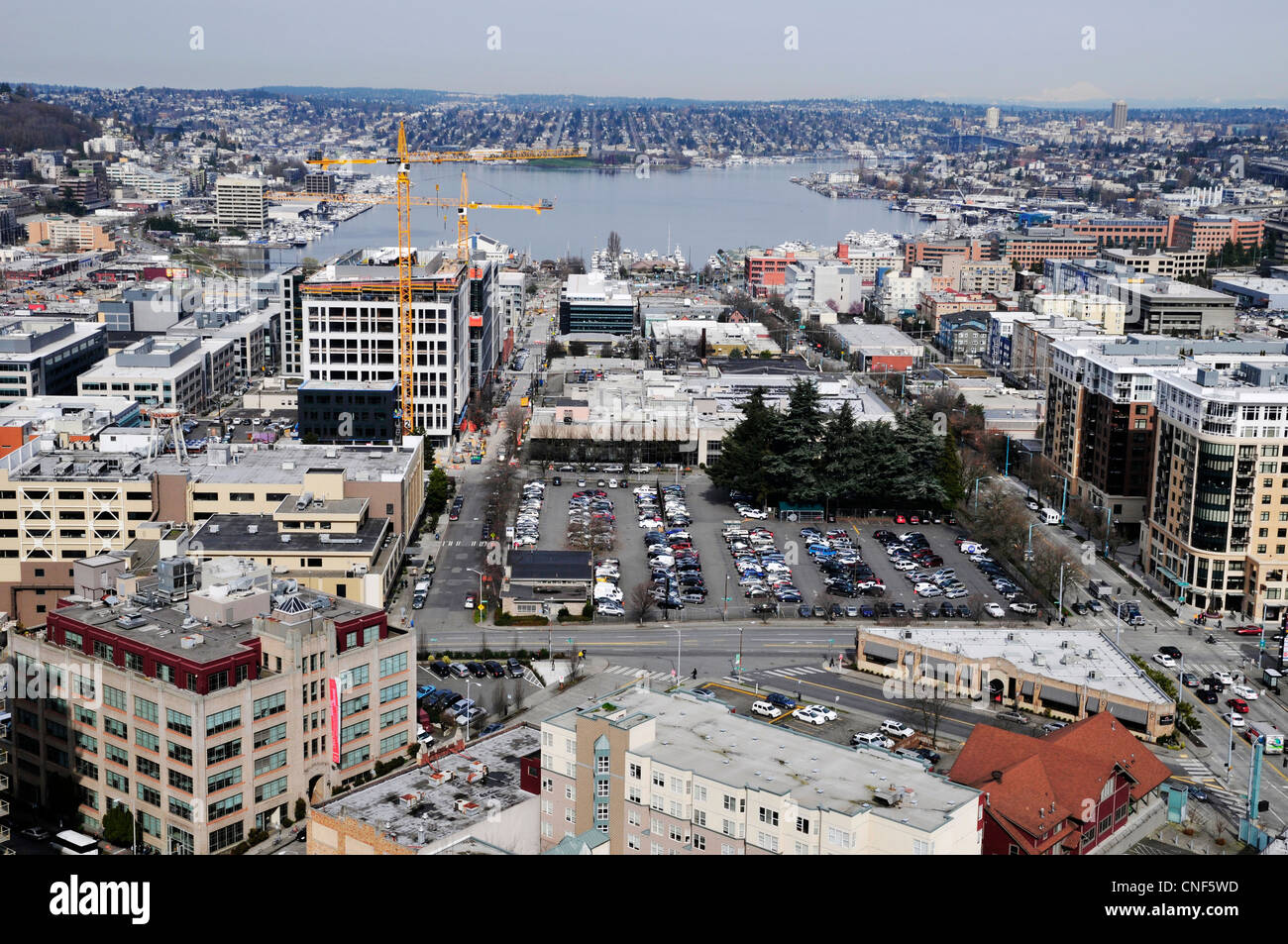 A sud il Lago Union distretto , Seattle,Washington,WA, Stati Uniti d'America Foto Stock