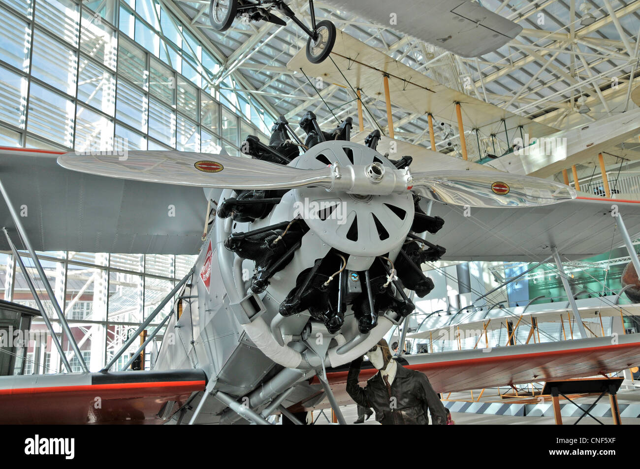 Elica, il Museo del Volo, Seattle, Washington, WA, Stati Uniti d'America Foto Stock