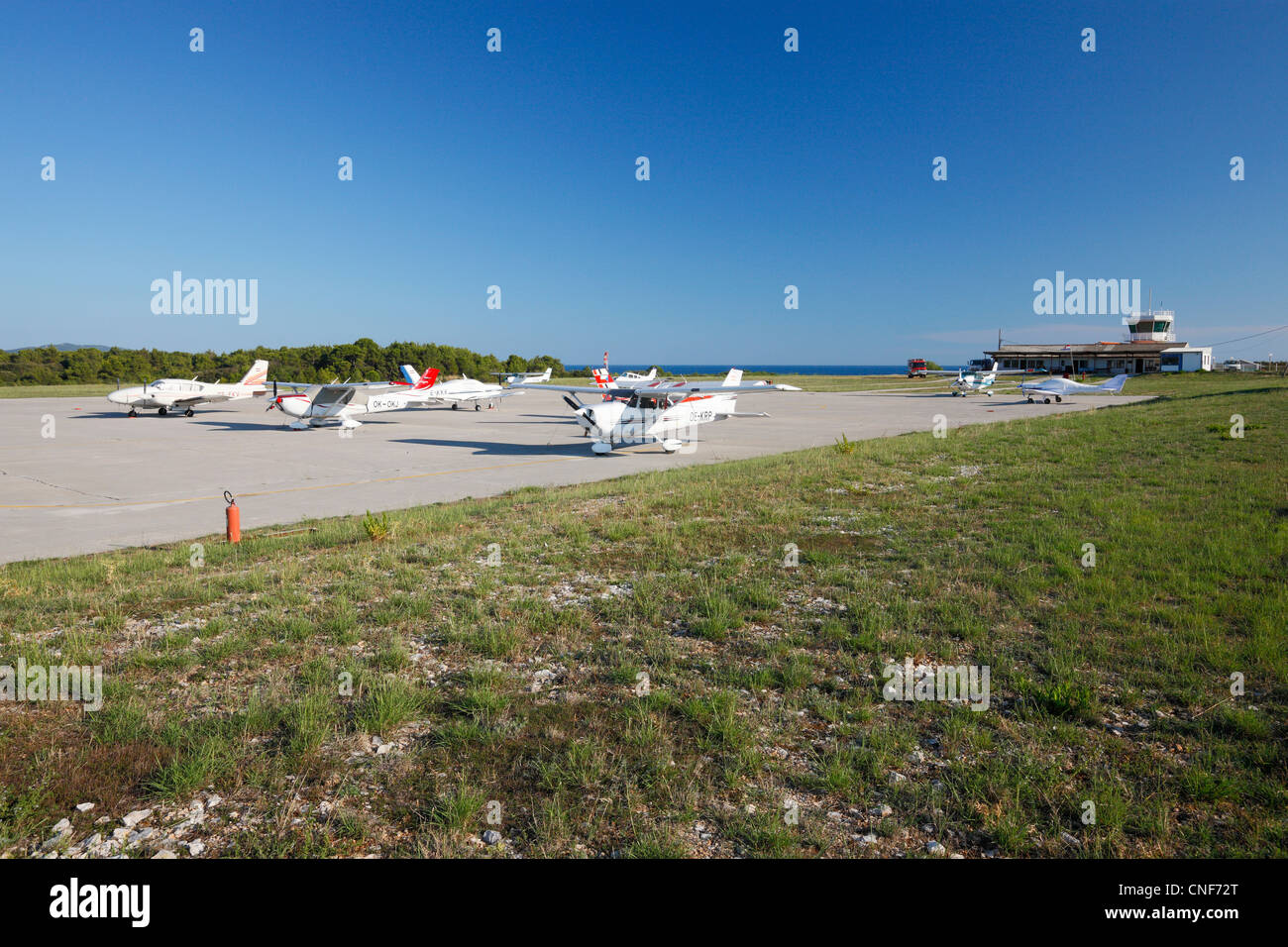 Mali Losinj - aeroporto Foto Stock