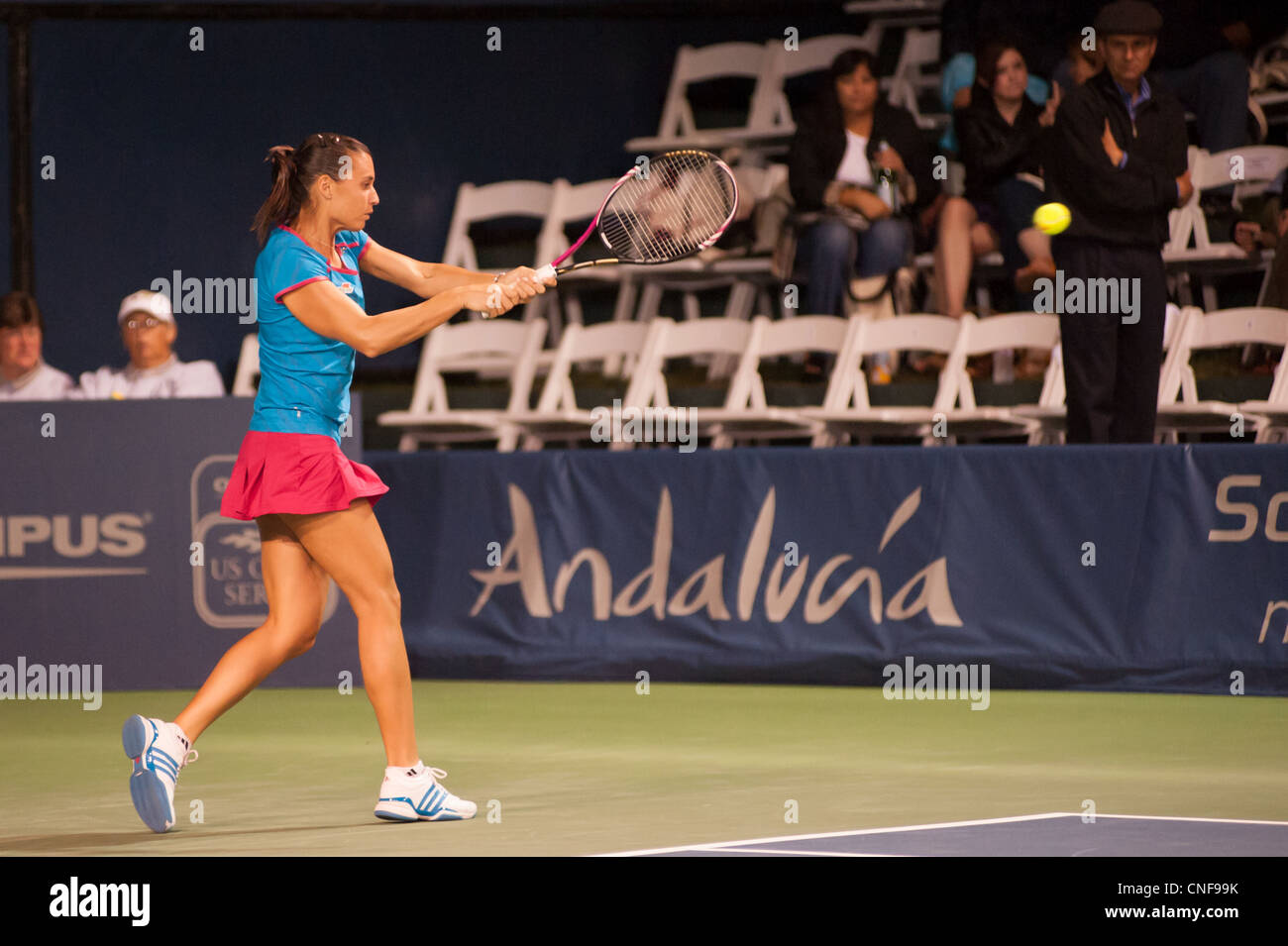 Giocatore di tennis professionista, Flavia PENNETTA. Foto Stock