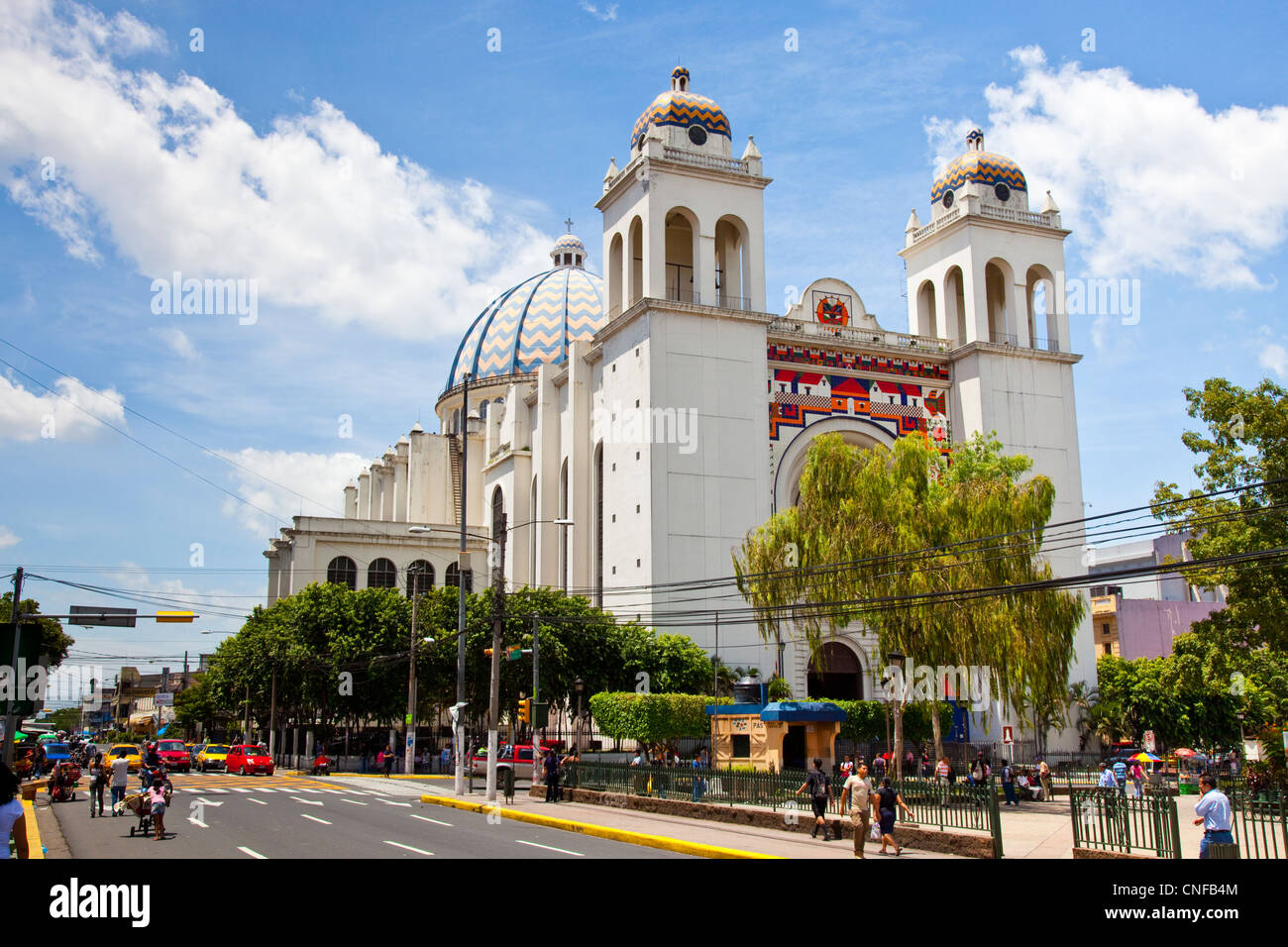 Cattedrale Metropolitana di Santo Salvatore, San Salvador El Salvador Foto Stock